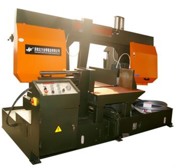 金萬鋒旋轉(zhuǎn)角度帶鋸床，鋸切功能好